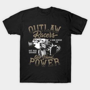 Outlaw Racers Old School Power San Diego T-Shirt